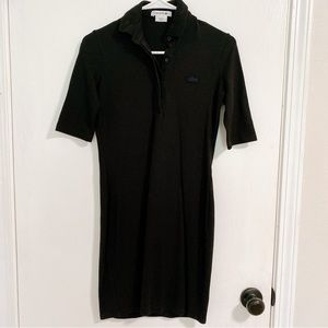 Lacoste Black Polo Dress